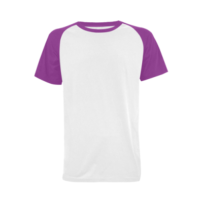 Custom Men's Raglan T-shirt Plus-Size(USA Size) Model T11